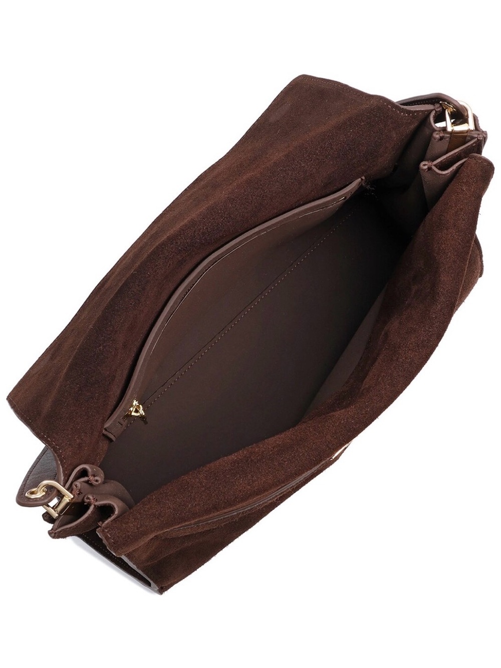 NWT brown suede shoulder bag - Picture 2 of 7